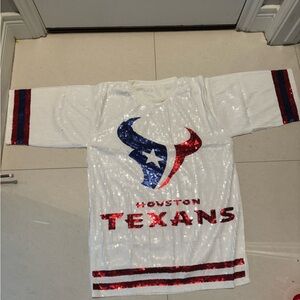 Houston Texans Sequin Jersey Dress